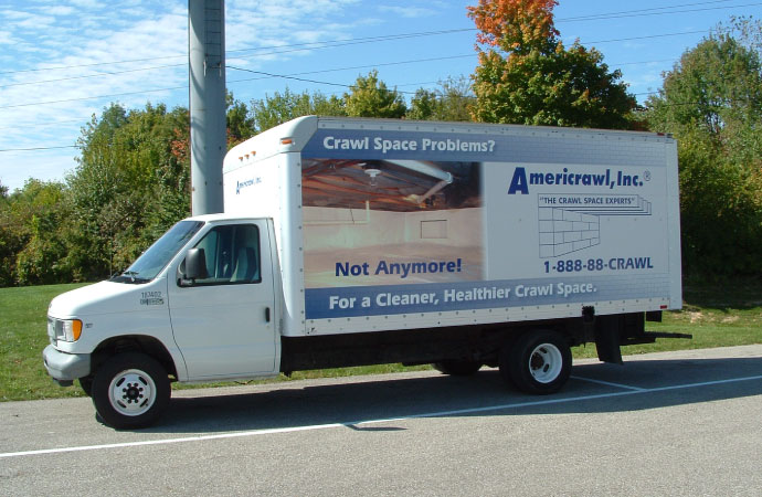 Americrawl service van