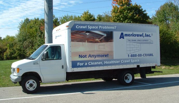 Americrawl service van