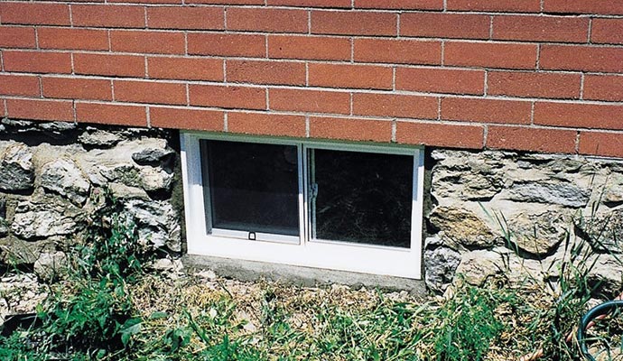 Small basement window