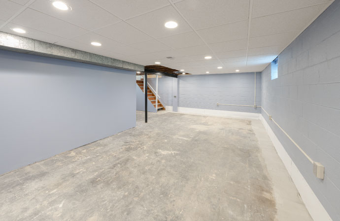 Clean basement