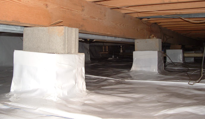 A clean crawl space