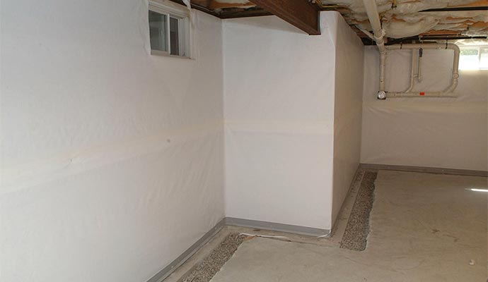 Interior drainage system