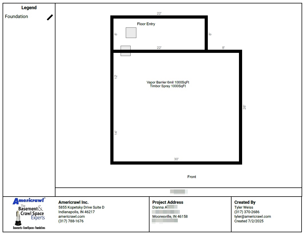 Vapor Barrier & Mold Treatment