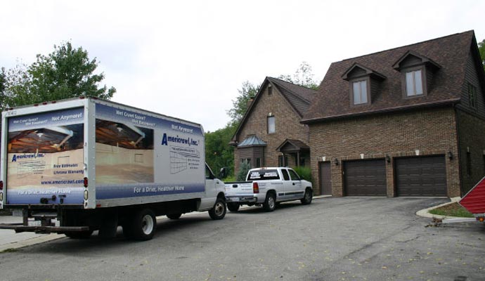 Service vehicle of Americrawl