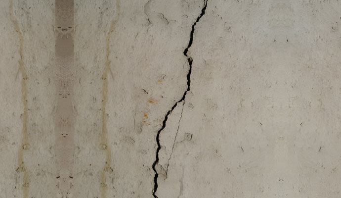 Vertical Foundation Wall Cracks Repair in Indianapolis, IN